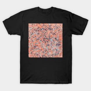 Splatter Abstract Blues and Oranges 2 T-Shirt